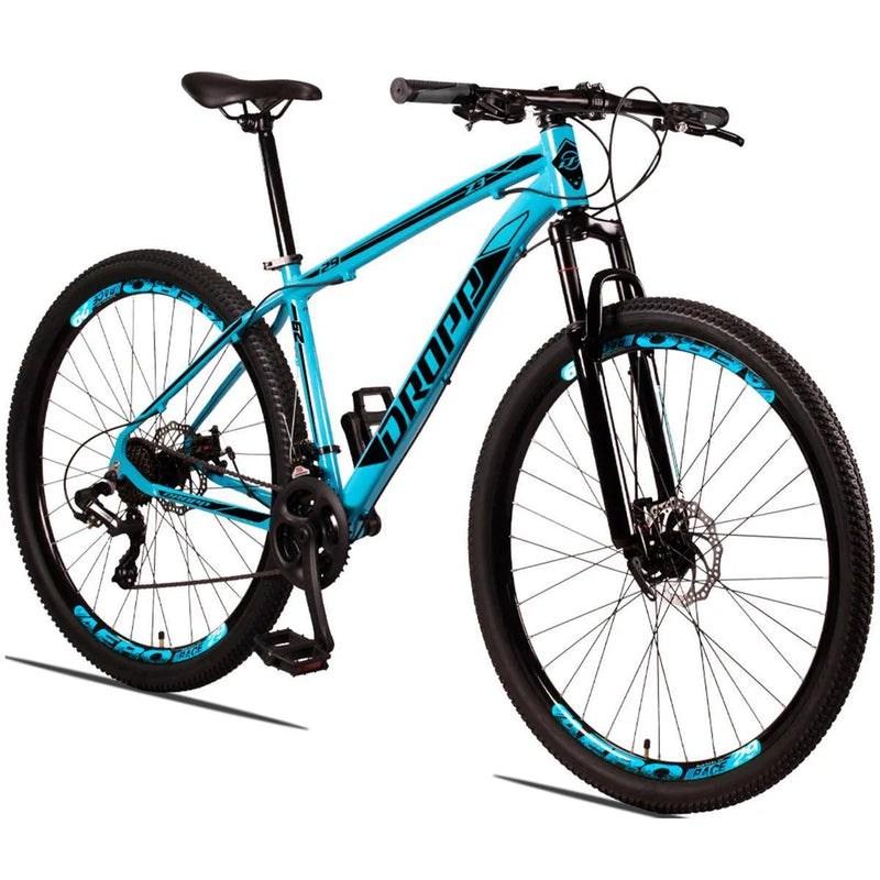 Bicicleta Aro 29 Dropp Z3 Câmbios 24 Vel Marchas Freio a Disco Mecânico com Suspensão Dianteira MTB