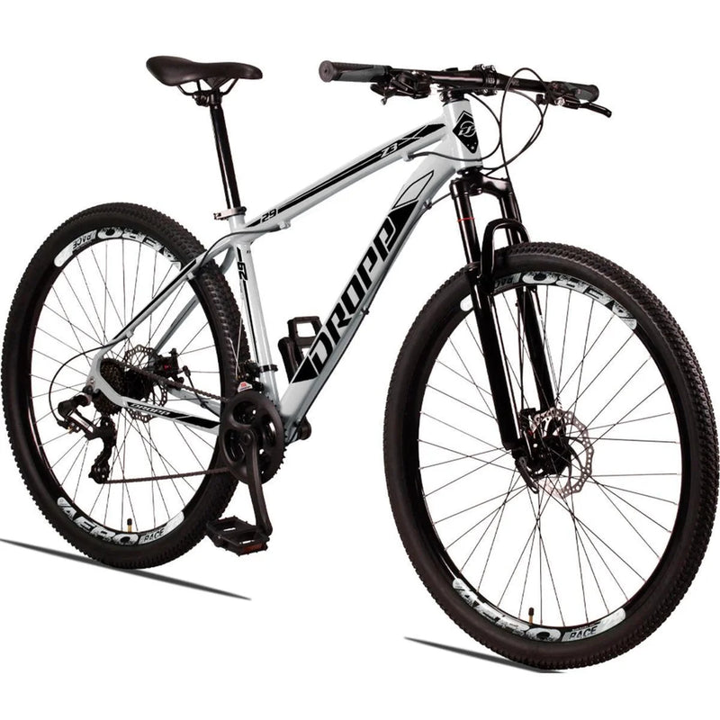 Bicicleta Aro 29 Dropp Z3 Câmbios 24 Vel Marchas Freio a Disco Mecânico com Suspensão Dianteira MTB